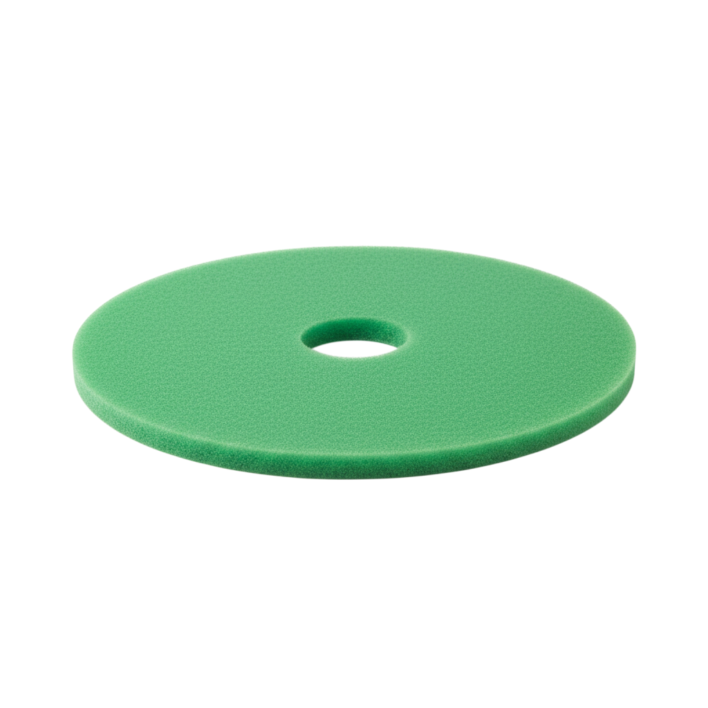 Skurrondell grön för hårt smutsade golv