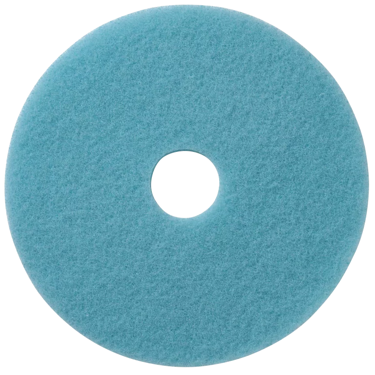 Ljusblå golvvårdsrondell för polering av golv